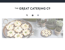 Tablet Screenshot of greatcatering.co.nz